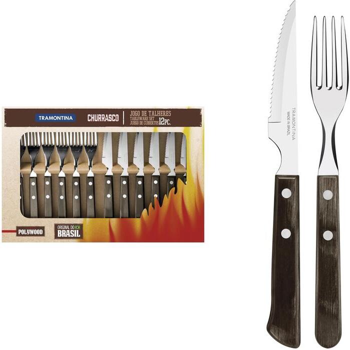 Tramontina - Churrasco - Biffbestick 12 delar