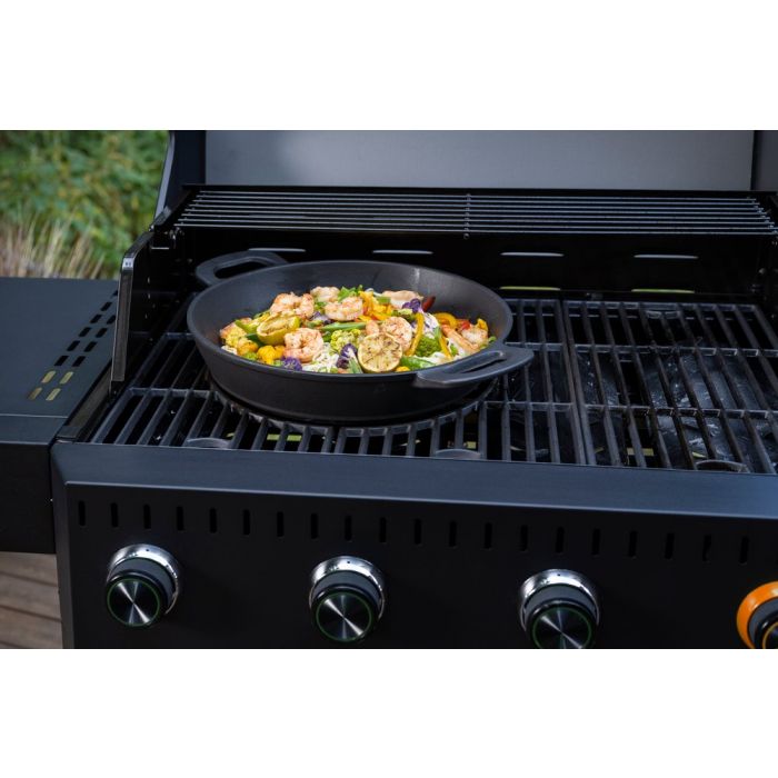 Mustang Gjutjärnswokpanna Multigrill-kompatibel