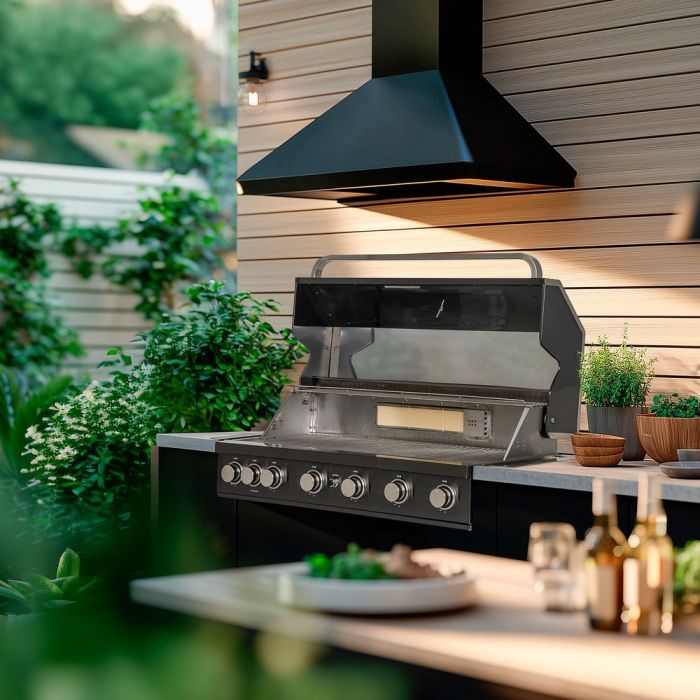 Mustang Gasgrill Black Jewel 6 built-in