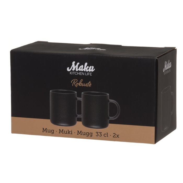MAKU Robuste mugg 33 cl, 6-Pack