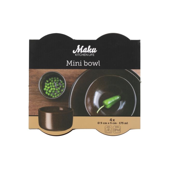MAKU Mini-vegetarisk brun utgåva 4 st