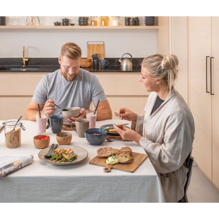 MAKU Tones tallrik 27 cm mörkgrå, 6-Pack
