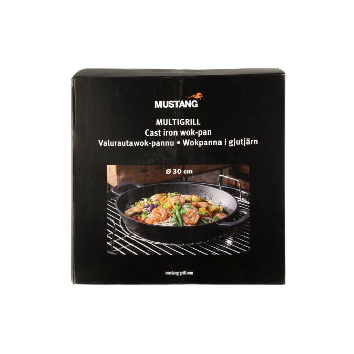 Mustang Gjutjärnswokpanna Multigrill-kompatibel