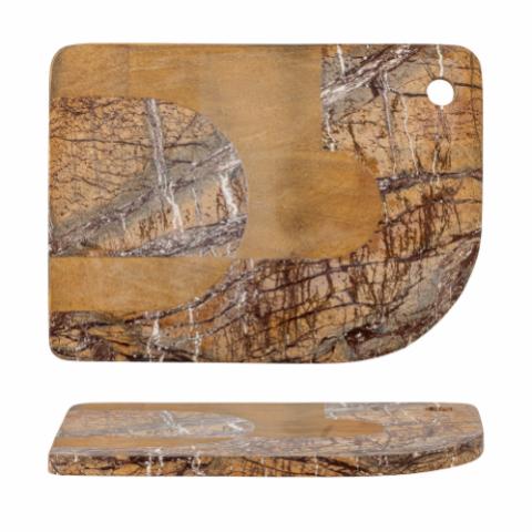 Bloomingville Abrianna Cutting Board, Brown, Marble