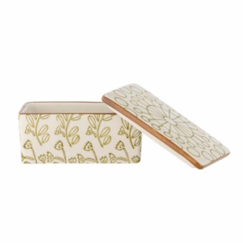 Bloomingville Maple Butter Box, Green, Stoneware