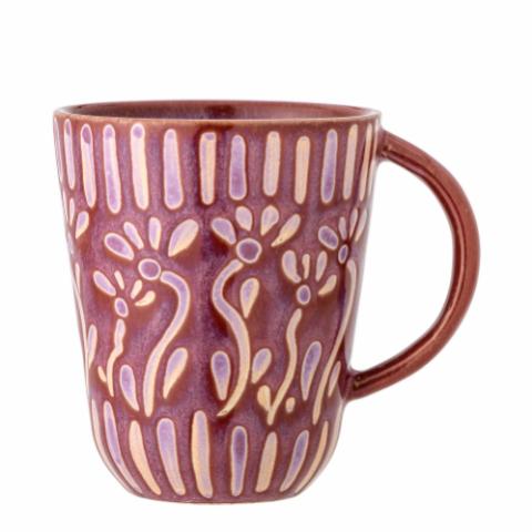 Bloomingville Samsin Mug, Purple, Stoneware, 6-Pack