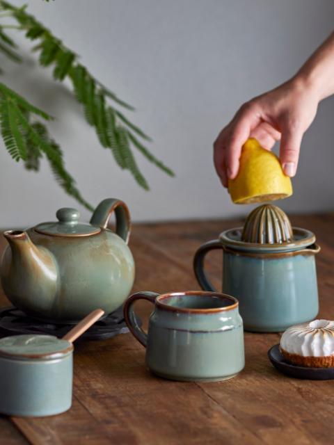 Bloomingville Pixie Mug, Green, Stoneware, 6-Pack