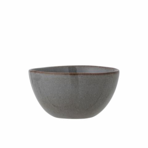 Bloomingville Sandrine Bowl, Grey, Stoneware, 2-Pack