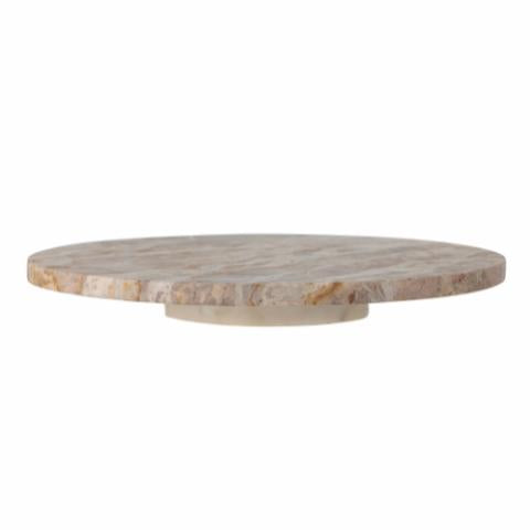 Bloomingville Nuni Turntable, Brown, Marble