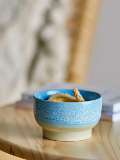 Bloomingville Safie Bowl, Blue, Stoneware, 6-Pack