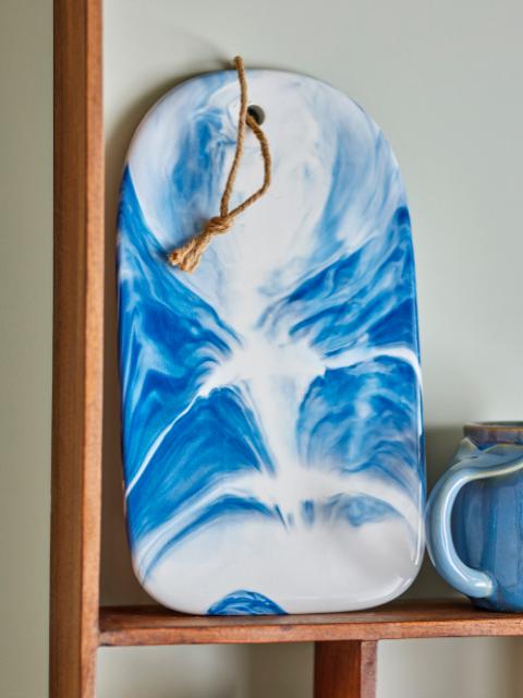 Bloomingville Aiden Cutting Board, Blue, Stoneware (4-pack)