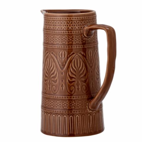 Bloomingville Rani Jug, Brown, Stoneware