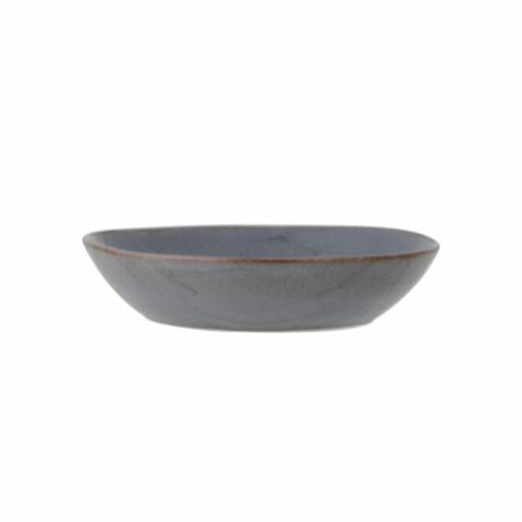 Bloomingville Sandrine Plate Deep, Grey, Stoneware, 2-Pack