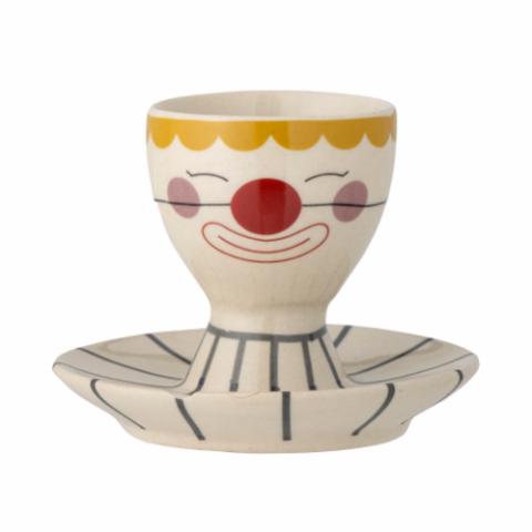 Fizbo Egg Cup, Nature, Stoneware , 4-Pack