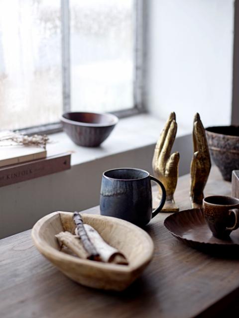 Bloomingville Cloe Mug, Blue, Stoneware, 2-Pack