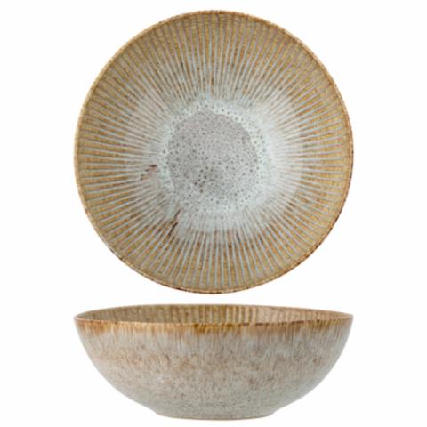 Bloomingville Fleur Bowl, Nature, Stoneware
