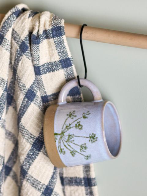 Bloomingville Kili Mug, Grey, Stoneware, 4-Pack