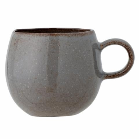 Bloomingville Sandrine Mug, Grey, Stoneware, 2-Pack