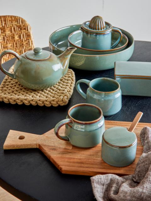 Bloomingville Pixie Mug, Green, Stoneware, 6-Pack