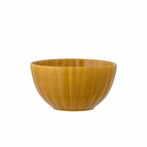 Bloomingville Latina Bowl, Yellow, Stoneware, 6-Pack