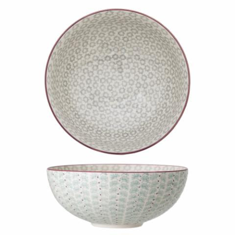 Bloomingville Maya Bowl, Green, Stoneware