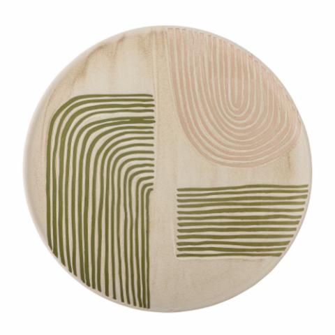 Bloomingville Amica Serving Plate, Rose, Stoneware