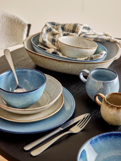 Bloomingville Sandrine Bowl, Blue, Stoneware