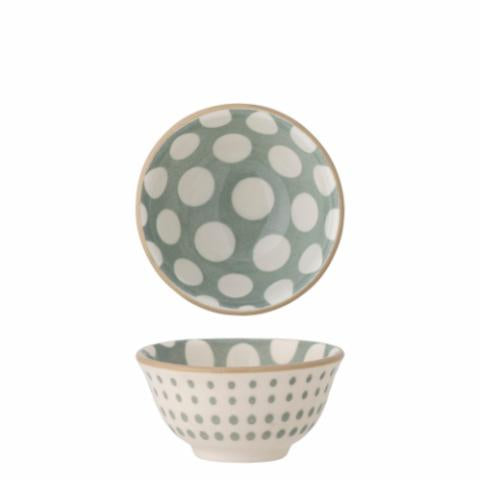 Bloomingville Maple Bowl, Green, Stoneware, 6-Pack