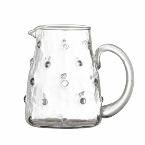 Bloomingville Romana Milk Jug, Clear, Recycled Glass