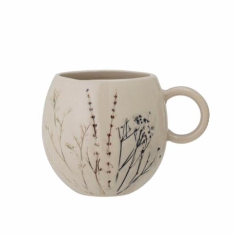 Bloomingville Bea Mug, Nature, Stoneware, 6-Pack