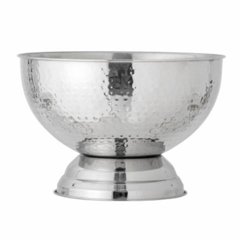 Bloomingville Kaluka Champagne Bowl, Silver, Stainless Steel