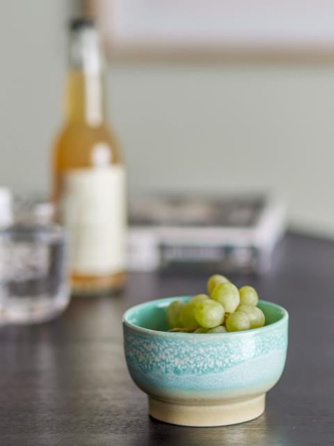 Bloomingville Safie Bowl, Green, Stoneware, 6-Pack