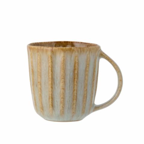 Bloomingville Fleur Mug, Nature, Stoneware, 2-Pack