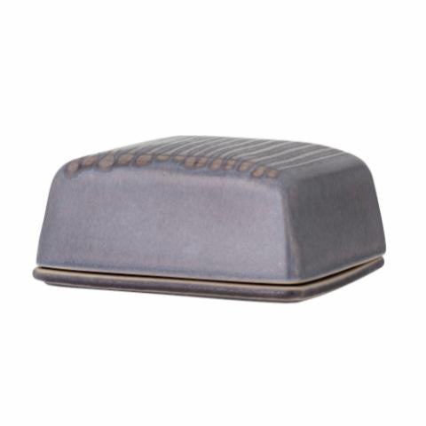 Bloomingville Raben Butter Box, Grey, Stoneware