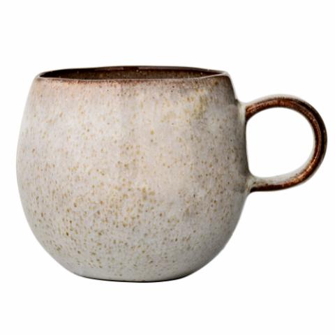 Bloomingville Sandrine Mug, Nature, Stoneware, 2-Pack