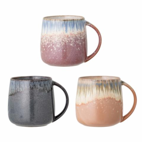 Bloomingville Cloe Mug, Blue, Stoneware, 2-Pack