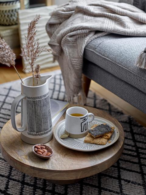 Eliana Mug, Grey, Stoneware, 3-Pack