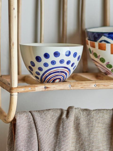 Bloomingville Shama Bowl, Orange, Stoneware. 6-Pack