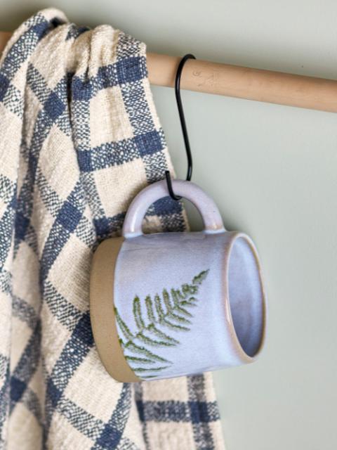 Bloomingville Kili Mug, Grey, Stoneware, 4-Pack