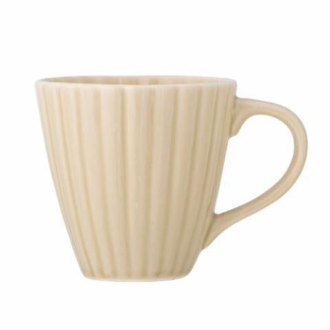 Bloomingville Latina Mug, Nature, Stoneware, 6-Pack