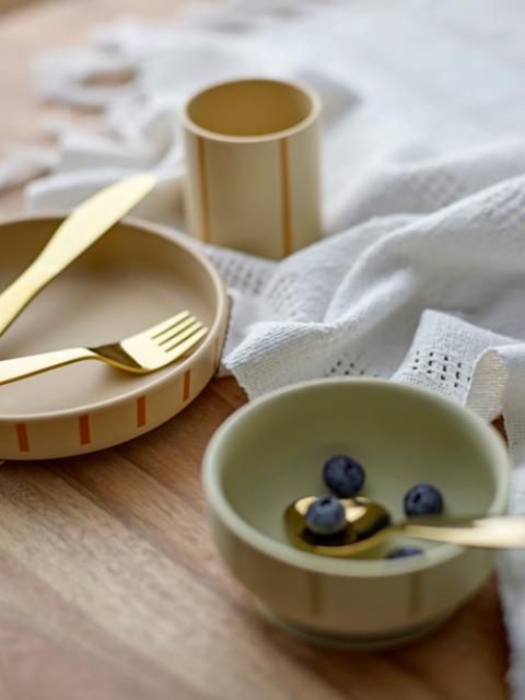 Bloomingville Levi Tableware Set, Green, Silicone