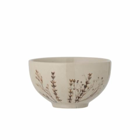 Bloomingville Bea Bowl, Nature, Stoneware, 6-Pack