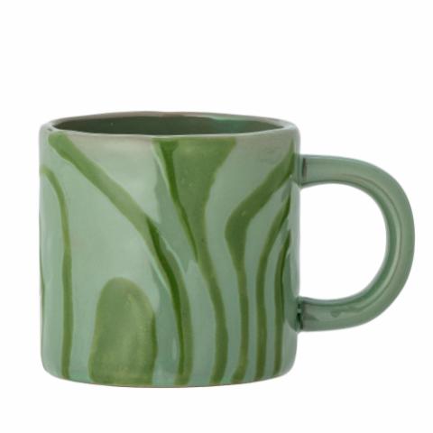 Bloomingville Ninka Mug, Green, Stoneware, 6-Pack