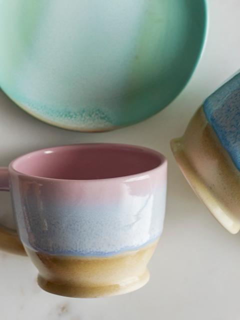 Bloomingville Safie Mug, Rose, Stoneware, 6-Pack