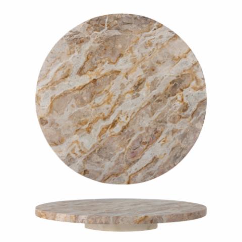 Bloomingville Nuni Turntable, Brown, Marble
