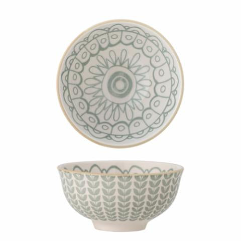 Bloomingville Maple Bowl, Green, Stoneware, 6-Pack