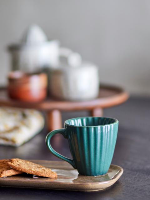 Bloomingville Latina Mug, Green, Stoneware, 6-Pack
