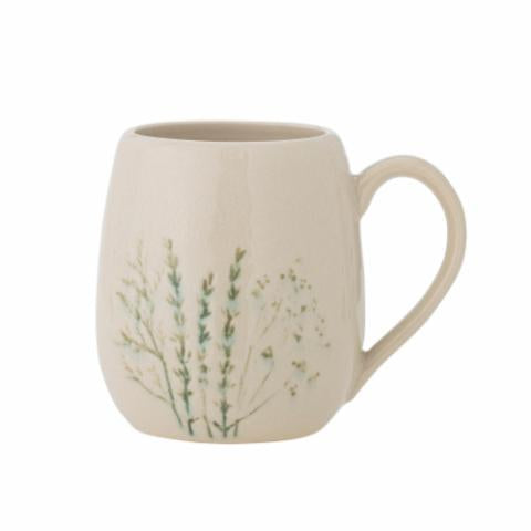 Bloomingville Bea Mug, Nature, Stoneware, 6-Pack
