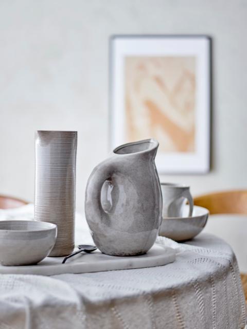 Bloomingville Taupe Bowl, Grey, Stoneware, 6-Pack