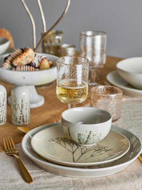 Bloomingville Bea Bowl, Nature, Stoneware, 6-Pack